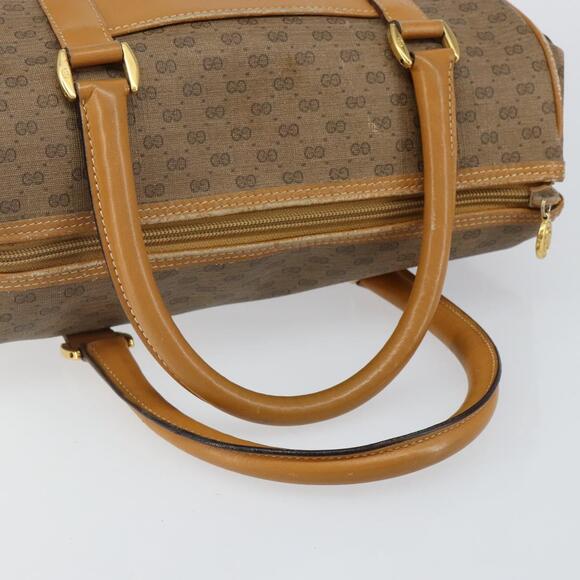GUCCI Micro GG Supreme Hand Bag Pvc Beige Gold 000 39 000 39 - Picture 7 of 13